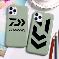 il fresco caldo daiwas phone case for iphone 12 11 pro max mini xs 8 7 6 6s plus x se 2020 xr candy green silicone cover