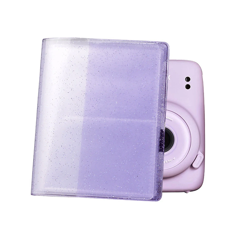 Besegad 64 Карманный фотоальбом для Fujifilm Instax mini11 3 дюйма цветной ПВХ мягкий
