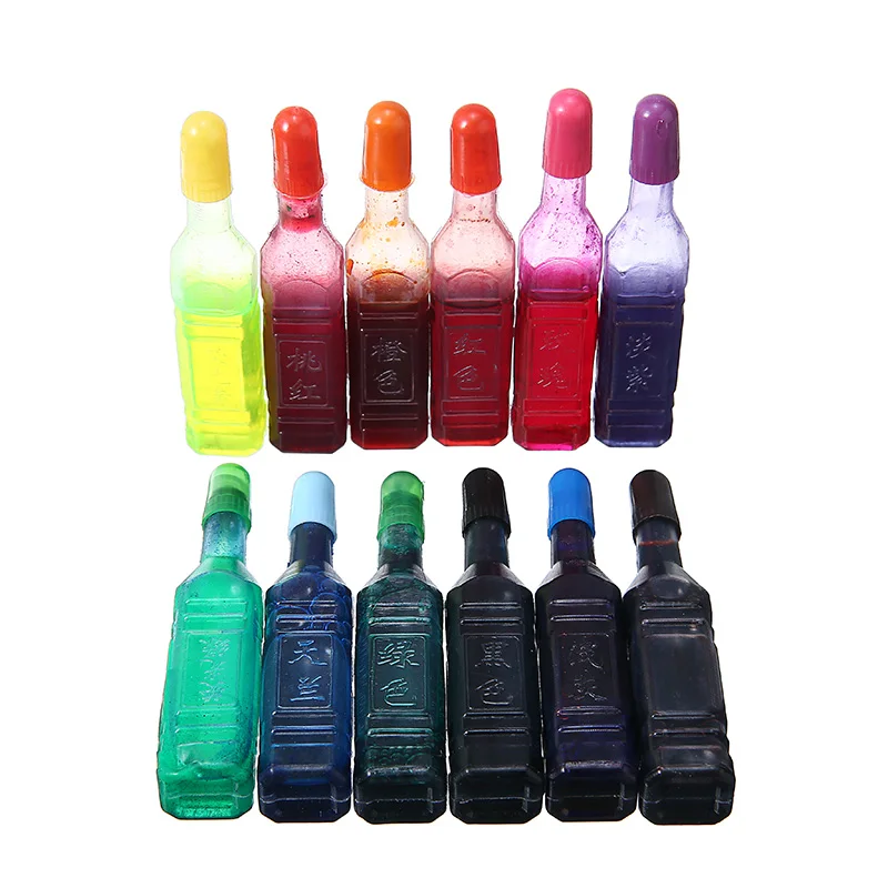 12 Colors/set 8ml Colorful Resin Dye Pigment DIY Making Slime Supplies Accessories Epoxy Resin Ink Dye Ink
