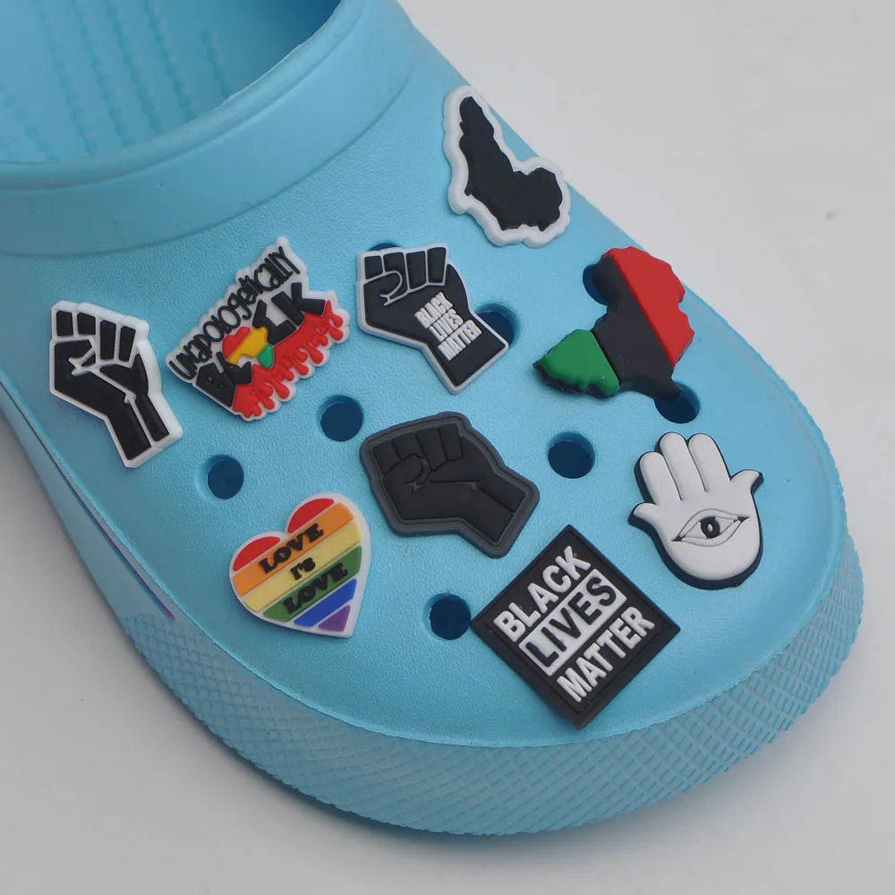 1 шт. украшения для обуви в виде крокса |