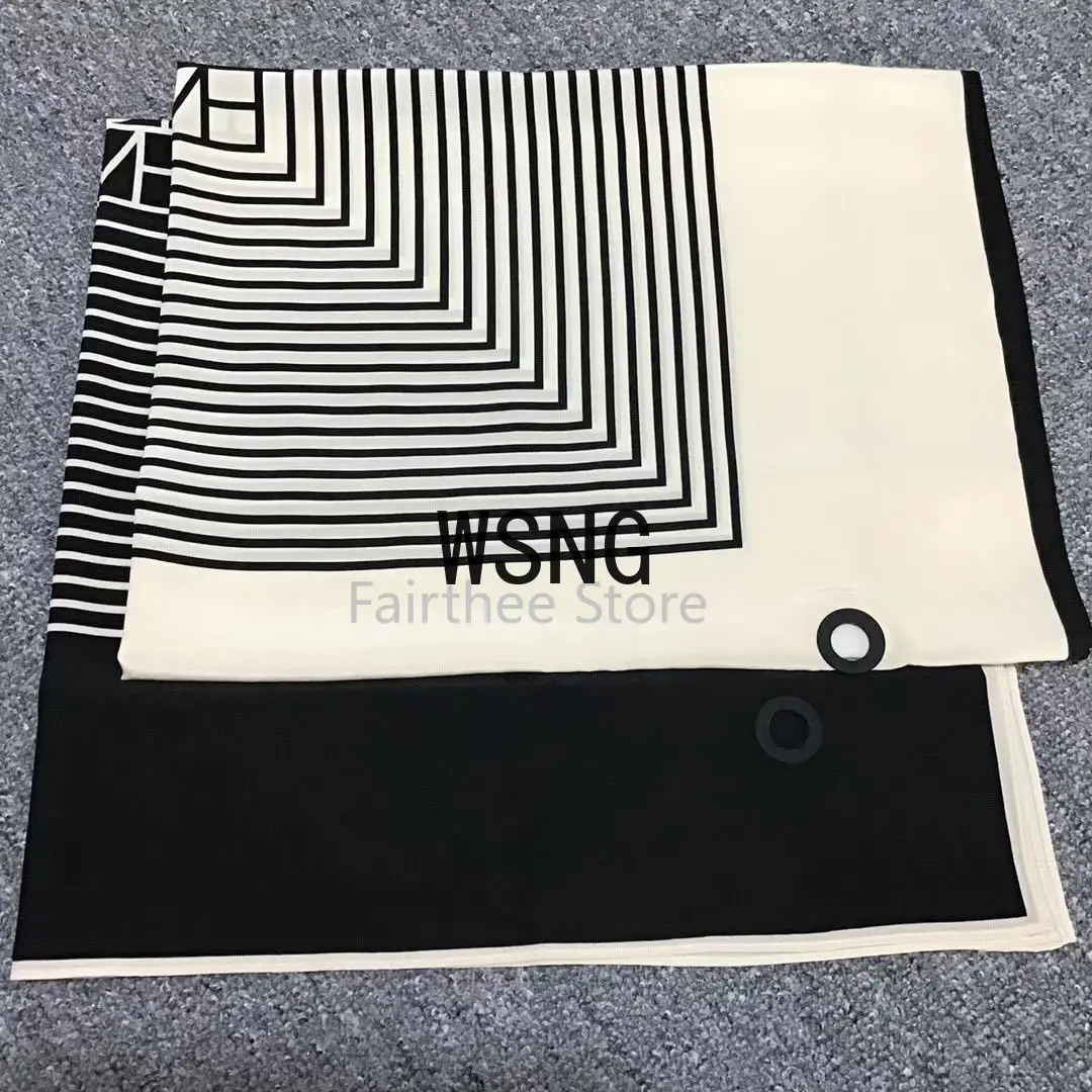 Модный двойной креп 18 мм 100% шелковый шарф 80*80 см |