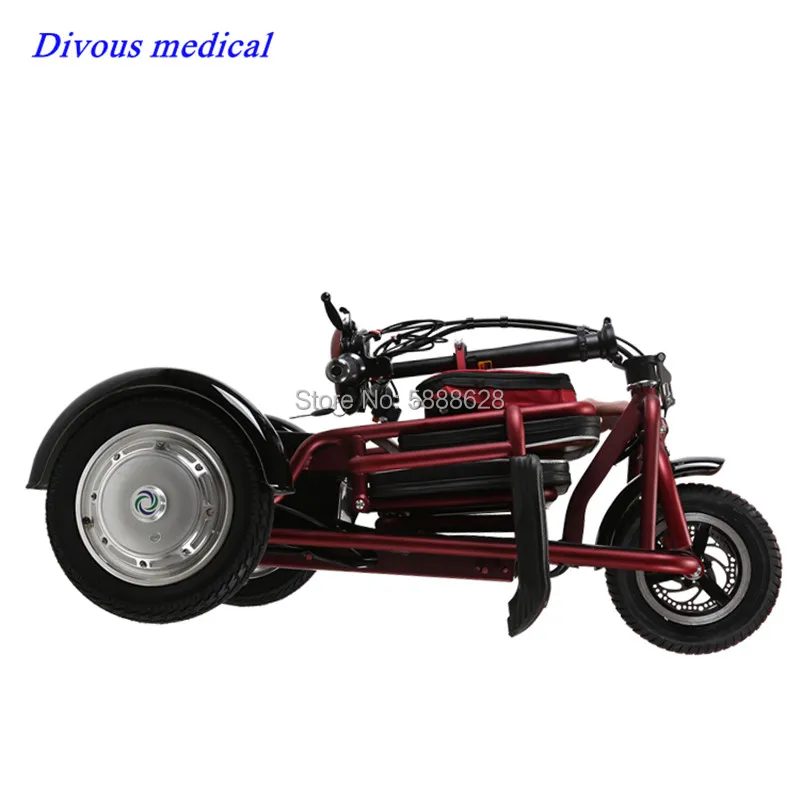 

products for the disabled 3 wheel electric motorcycle car with drive cabin/electric scooter Three wheeled scooter