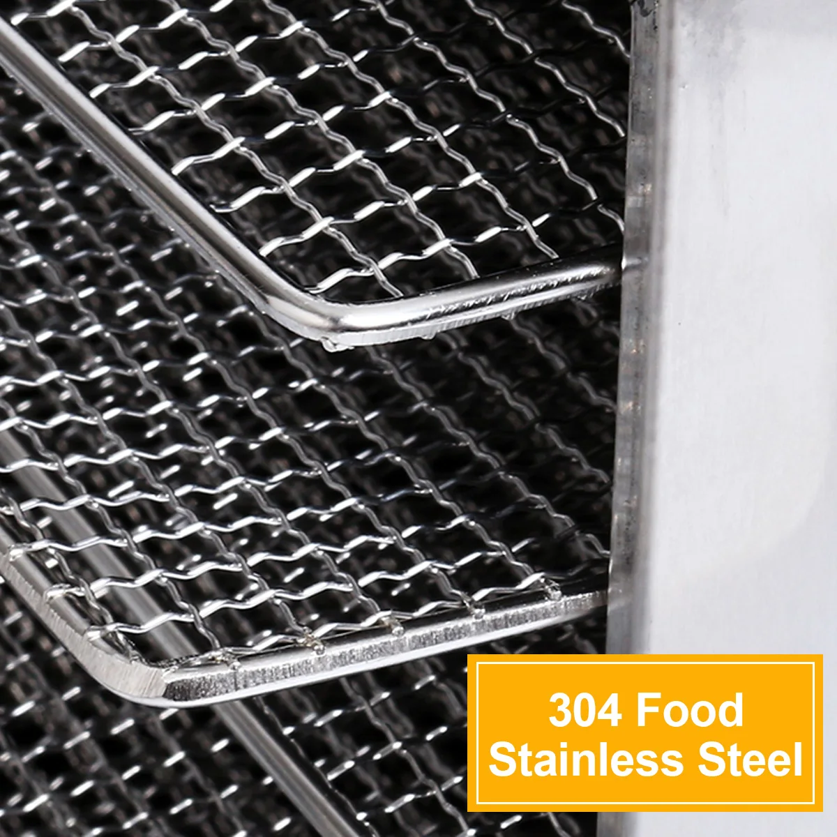 Сушилка для фруктов овощей трав мяса из нержавеющей стали с функциями сушка