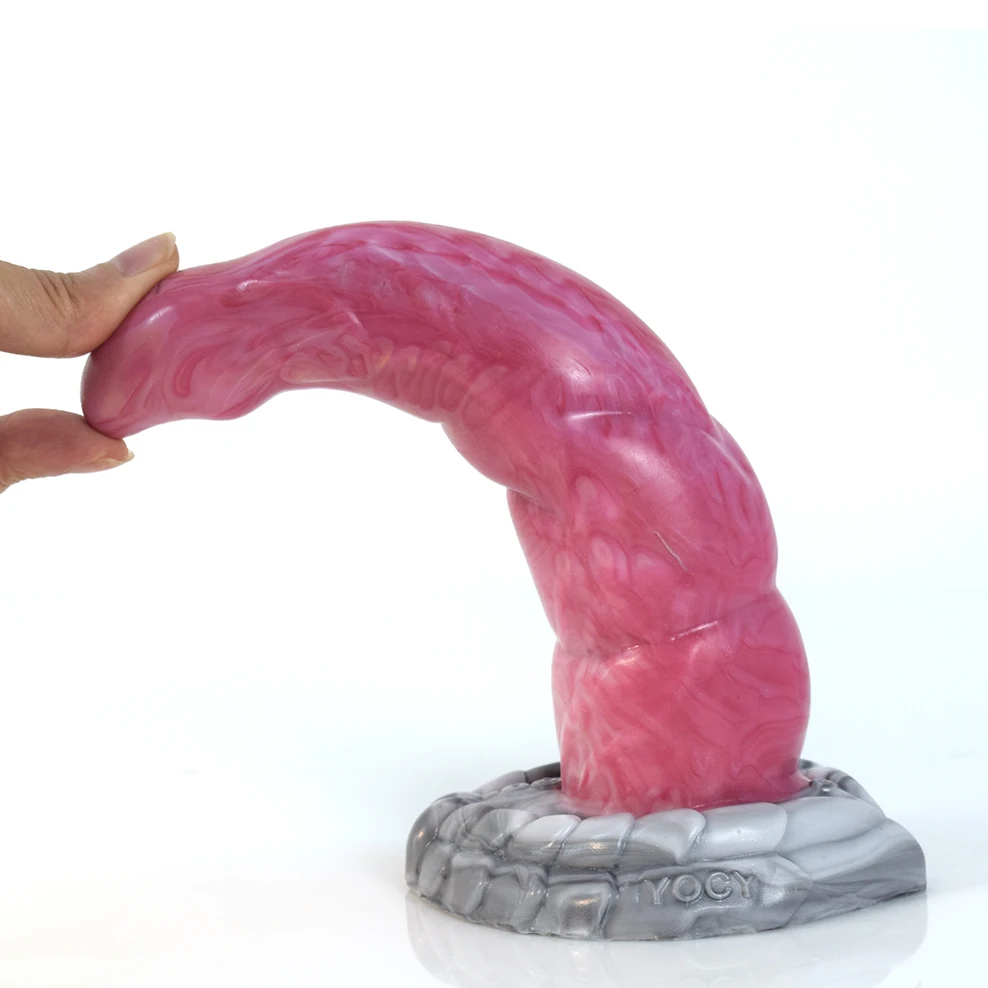 Силиконовый анальный фаллоимитатор с присоской