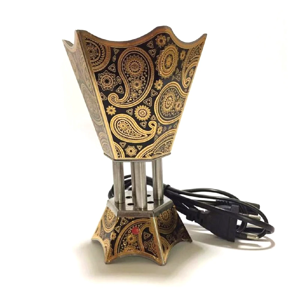 220V Ладан горелки Арабский исламский Стиль Мини электрическая горелка Bakhoor в