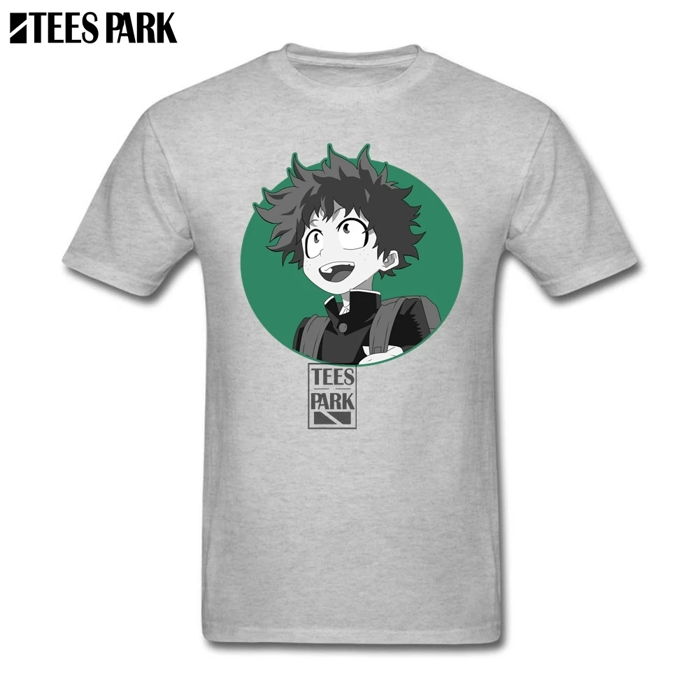 Футболка Izuku Midoriya мужские футболки для взрослых с круглым вырезом и короткими