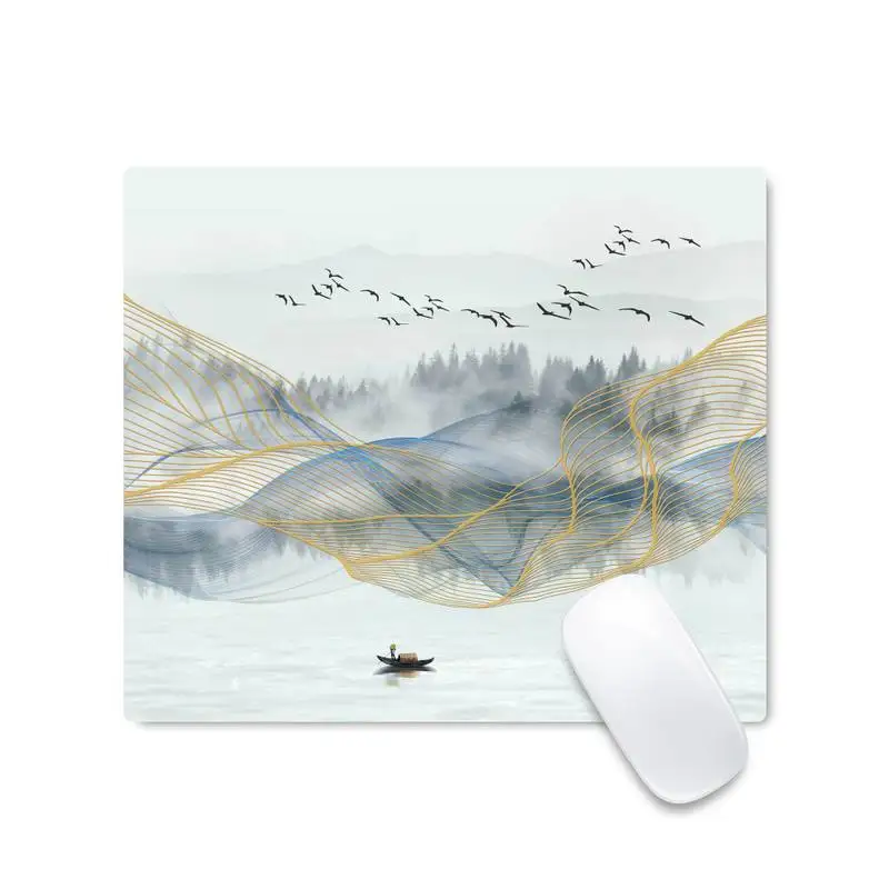 

New Chinese Abstract Art Gaming Player Rubber Mousepad Mouse pad Desk Game Office Mat Non slip Laptop Cushion