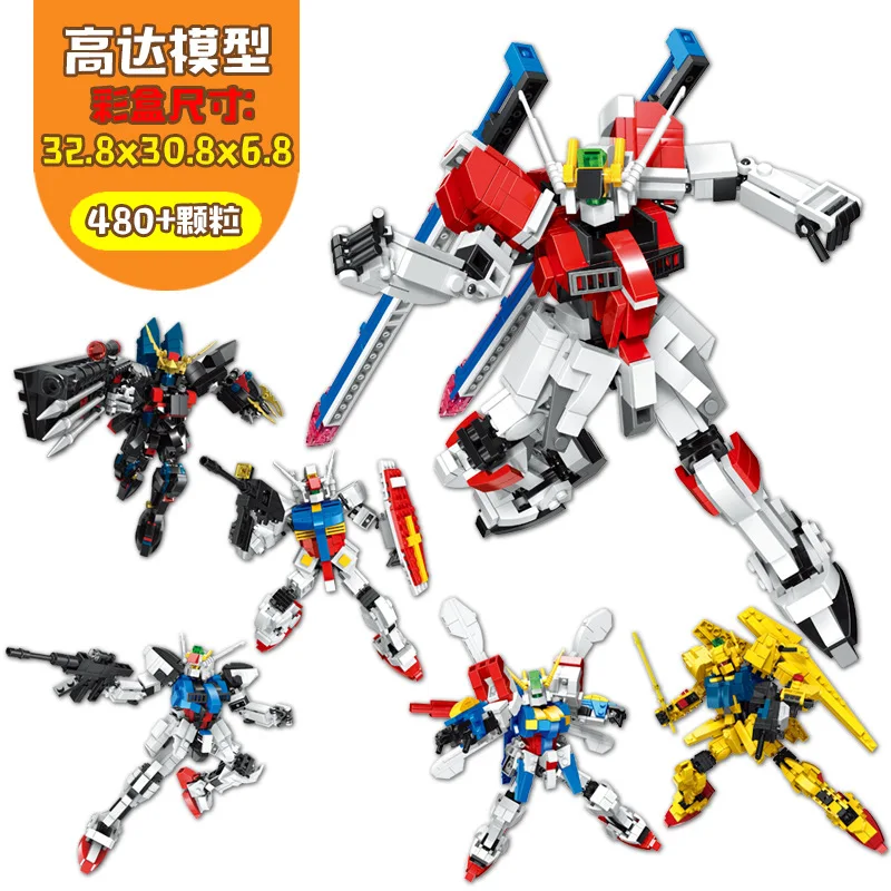 

DIY MOC RX78 GOLD Blitz Hyaku Shiki Strike Impulse Gundam Модель mobile warfare armor строительные блоки для детей Подарки