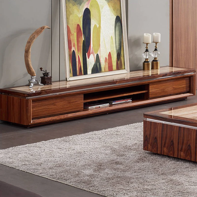 TV Stand Новое поступление современная деревянная тумба под телевизор гостиная Мраморный Топ ТВ Стенд для продажи - Цвет: TV Stand