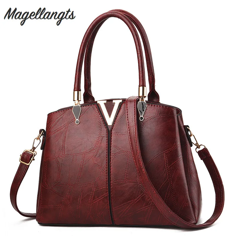 Новые европейские и американские модные сумки вместительные женские