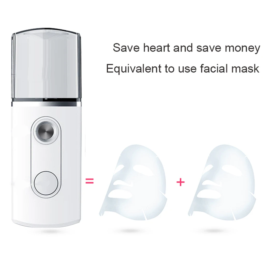 20 мл Nano Портативный лица распылитель мистер гидратор ультразвуковой увлажнитель