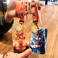 dz2461 japanese anime lanyard for keychain id card cover pass student mobile phone badge holder key ring neck straps accessories