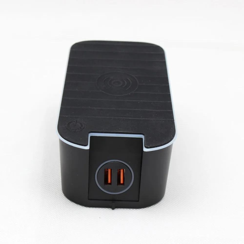 Беспроводная зарядка QC3.0 Quickcharge Беспроводное зарядное устройство двойной USB Plug& Play для SPA Volov XC60 XC90 S90 V90 V60