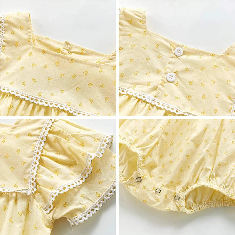 

Melario 0-24M Summer Clothing Baby Girl Deer Flower Cotton Soft Romper Girls Jumpsuit Fashion Infant Clothes Baby Girl Clothes