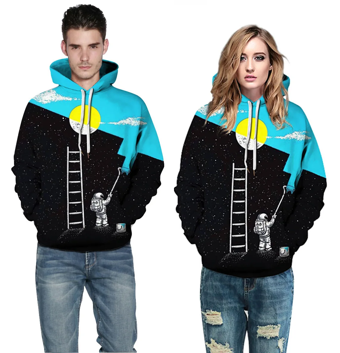 

Alpaca Unicorn Hoodie Couple Men Sweatshirt 3D Print Tracksuit Male Long Sleeve Hooded Casual Women Pullovers Hoodies