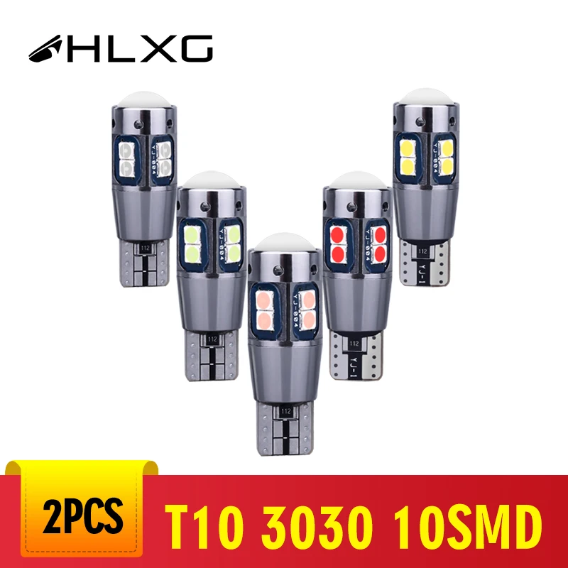 2 шт. Автомобильные светодиодные лампы T10 LED W5W 168 194|Сигнальная лампа| |