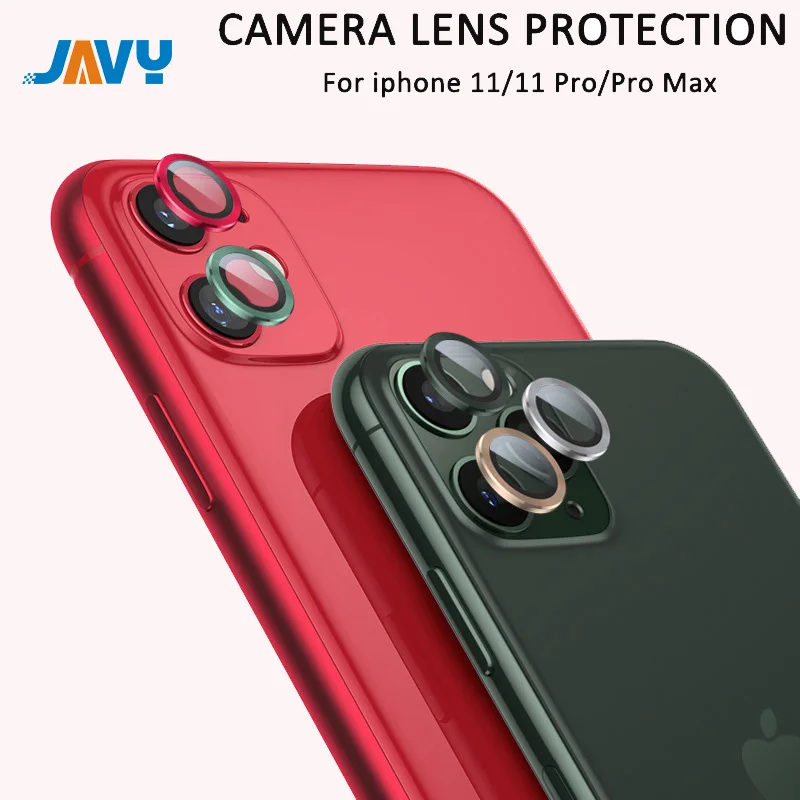 Защитный чехол для объектива задней камеры iPhone 11 Pro Max металлическое кольцо