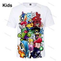 spike and star6 to 19 years kids leon shirt shooting game primo 3d t shirt boys girls cartoon tops teen clothes