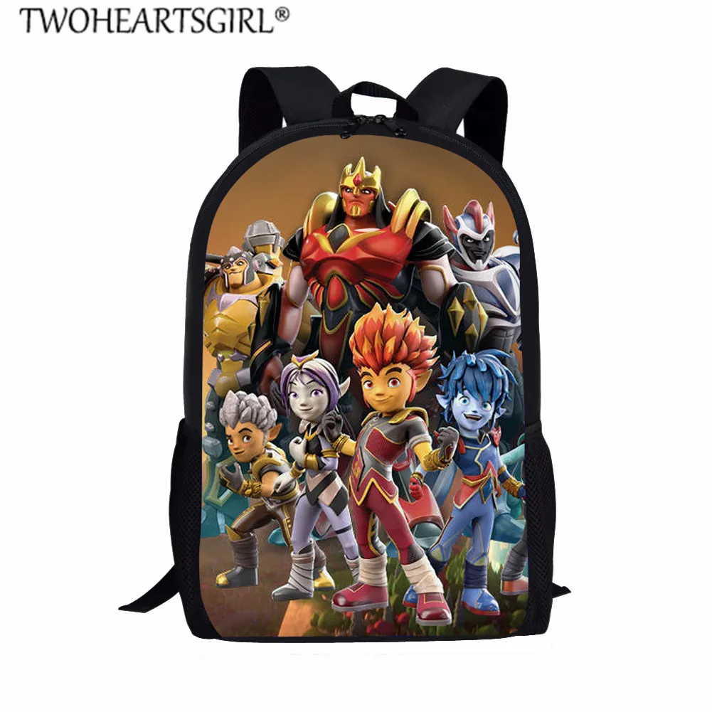 LH1184C Twoheartsgirl детские школьные сумки для мальчиков игры Gormiti школьные сумки для учеников начальной школы большой емкости рюкзак наборы для девочек мальчиков ранец - Цвет: LH1184C