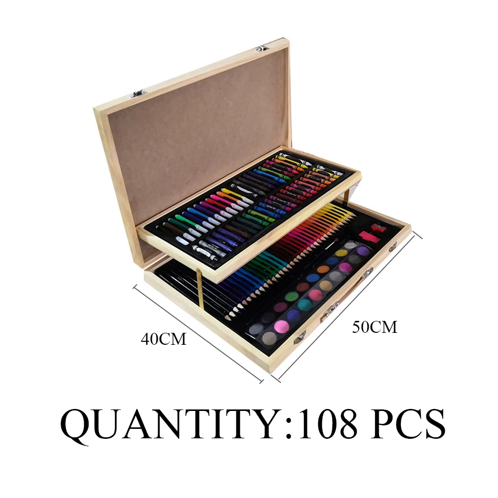 108 шт художественные маркеры кисти портативные пастели для рисования набор