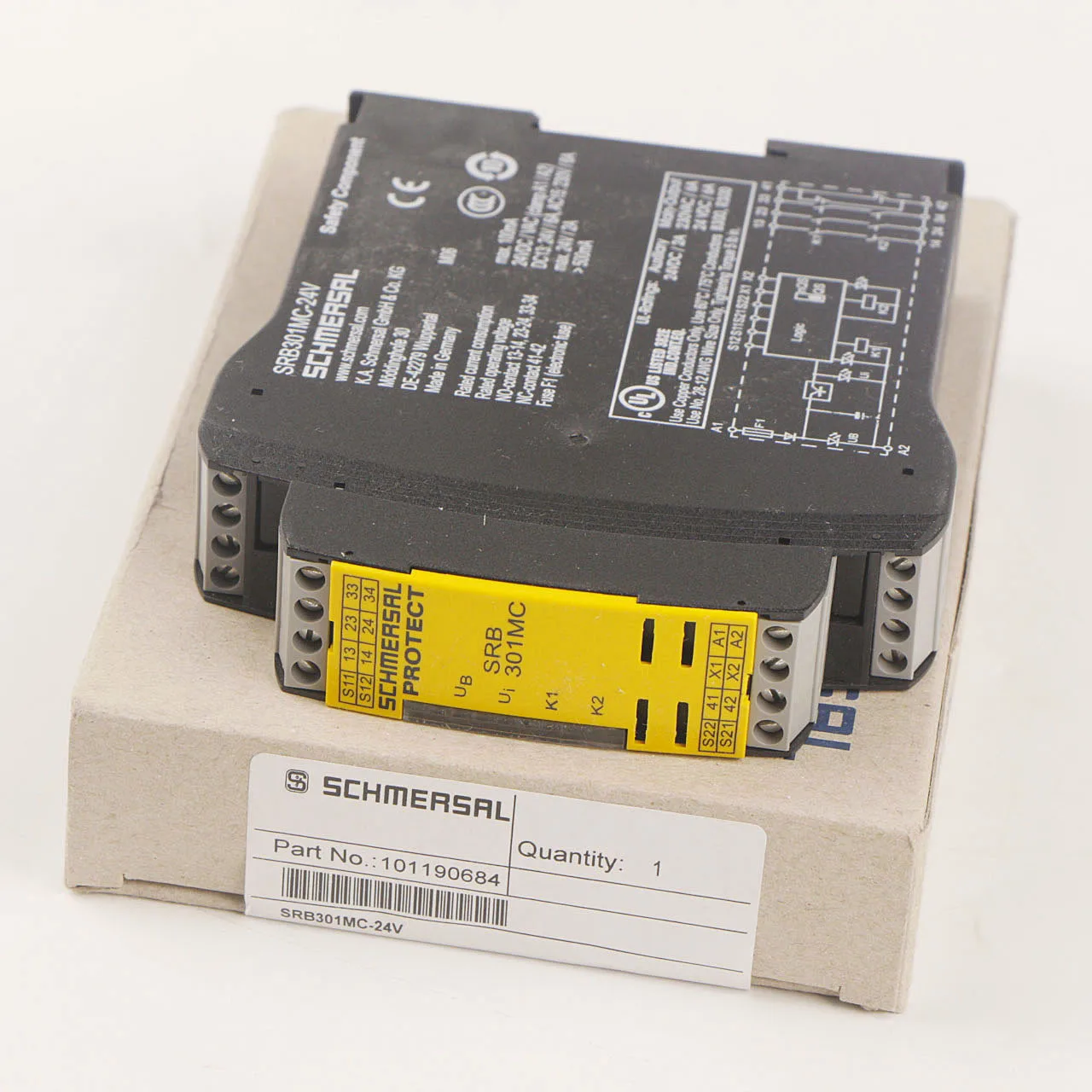 

NEW SCHMERSAL SRB301MC-24V SAFETY RELAY SRB301MC A-30888