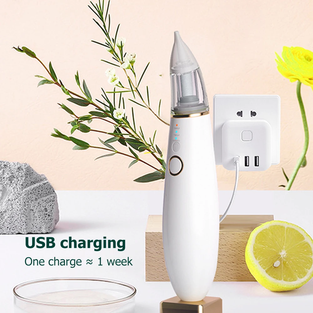 

Mute Kid Nasal Aspirator Electric Nose Cleaner Newborn Infant Baby Care Supplies Comfortable Children Portable Elements