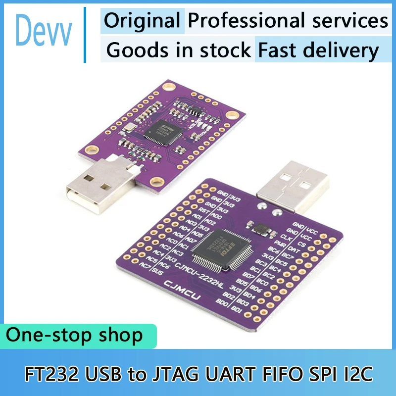 FT232H/FT2232HL USB к JTAG UART FIFO SPI I2C высокоскоростной Многофункциональный FT232H модуль