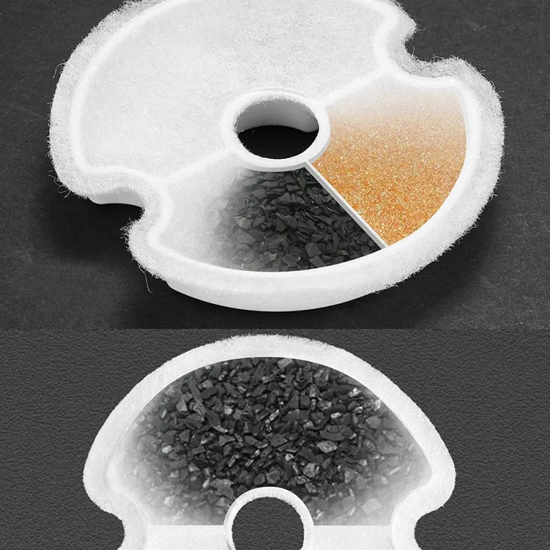 

4PCS Activated Carbon Filter For Automatic Cat Dog Fountain Water Feeder Replacement Filter Drinking Machine Core Accessories