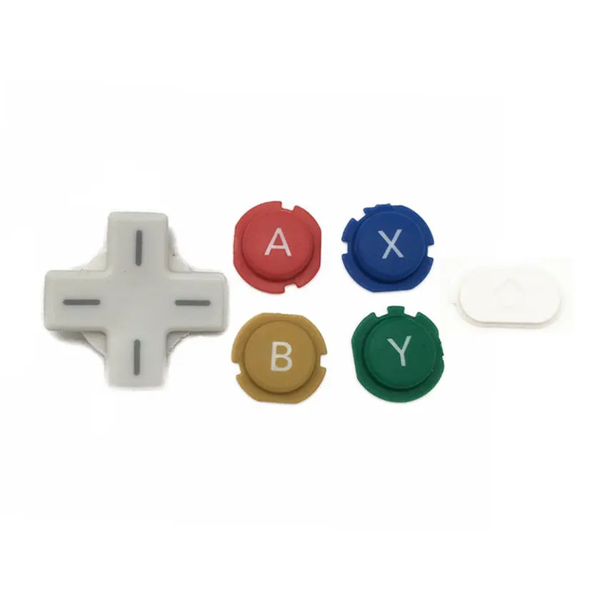 ChengHaoRan ABXY Кнопка Домой для Nintendo New 3DS Замена белые черные клавиши кнопки D Pad