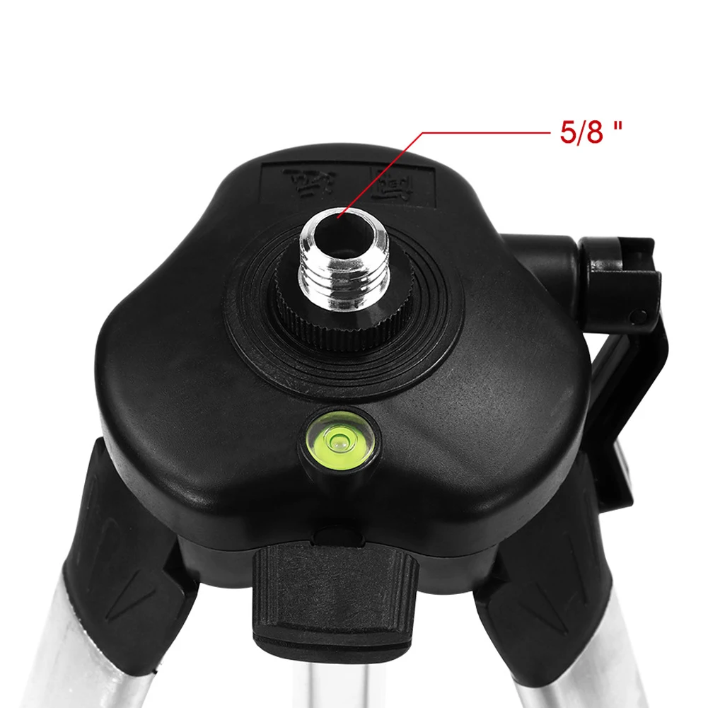 

Level Tripod Adjustable Height Telescopic Aluminum Alloy Tripod for Level Stand Tool Adapter 47inch/120cm