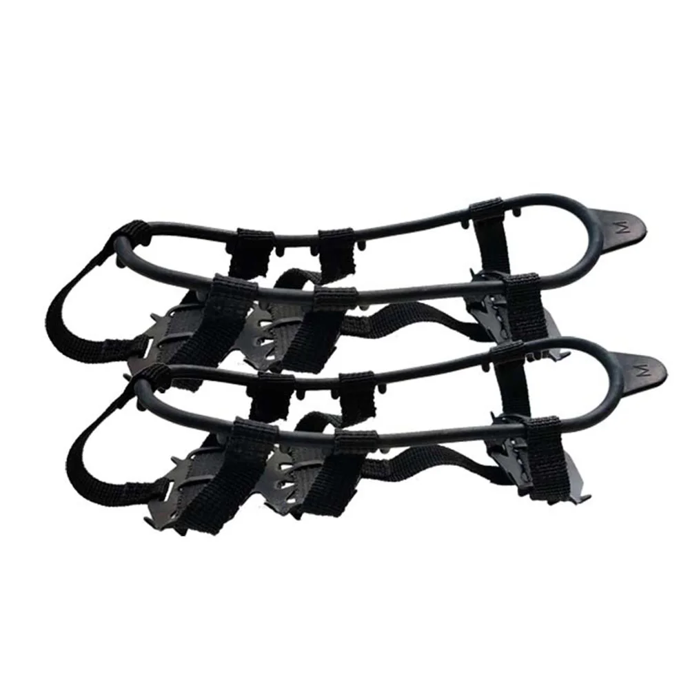 

Ice Gripper Climbing Hiking Multipurpose Shoes Crampons 24 Teeth Mountaineering Outdoor Portable Universal Non Slip Cleats