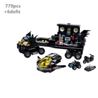 Новинка 2021, набор для сборки модели из классического фильма DC Superhero Mobile Bat Base, автомобиль, совместимый с кирпичиками, детские игрушки