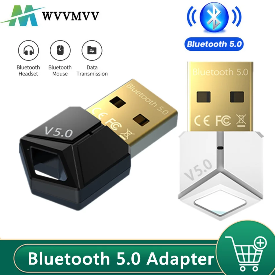 

USB-ключ Bluetooth 5,0 адаптер приемник беспроводной с низкой задержкой музыкальный мини Bluthooth передатчик для ПК/передачи файлов RTL8761B