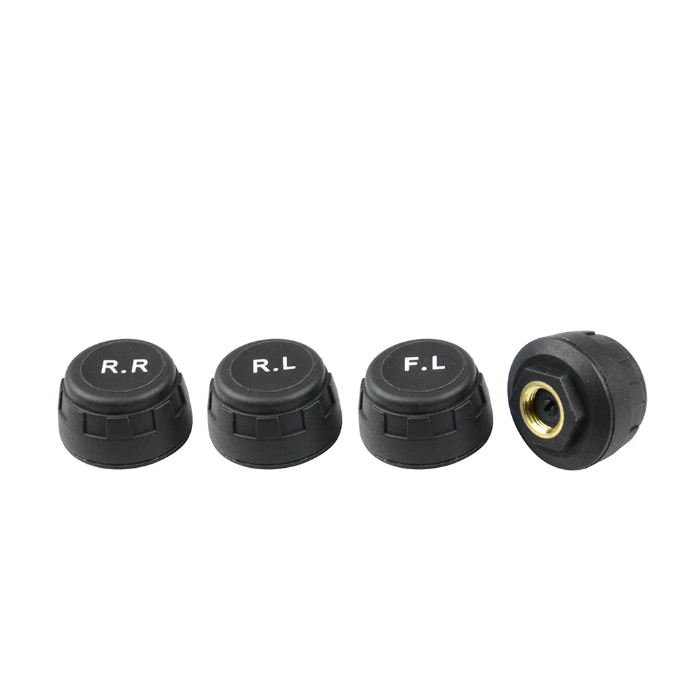 Внешняя Солнечная TPMS Автомобильная сигнализация давления в шинах монитор