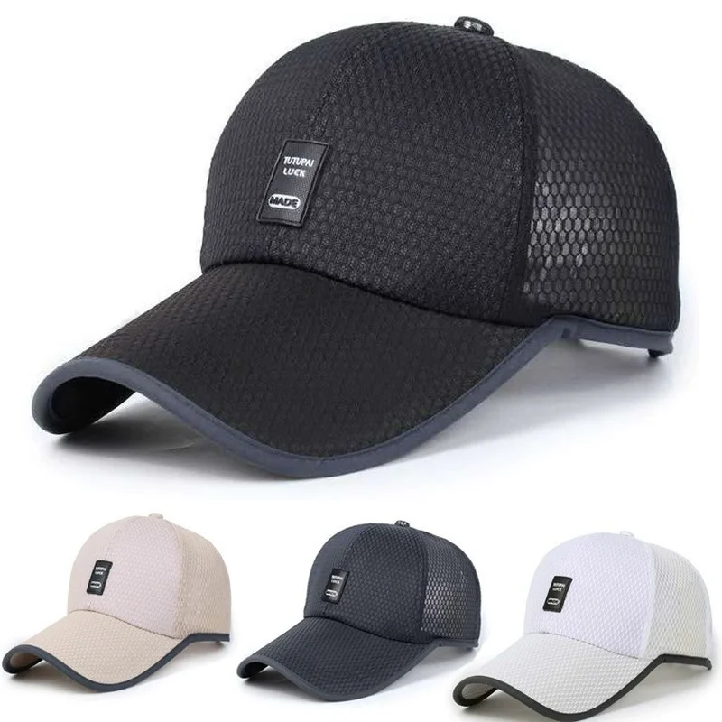 

Men's Caps Summer Hat Men's Mesh Baseball Hat Sunscreen Breathable Sun Hat Outdoor Fishing Hat Women's Cap Hats for Women