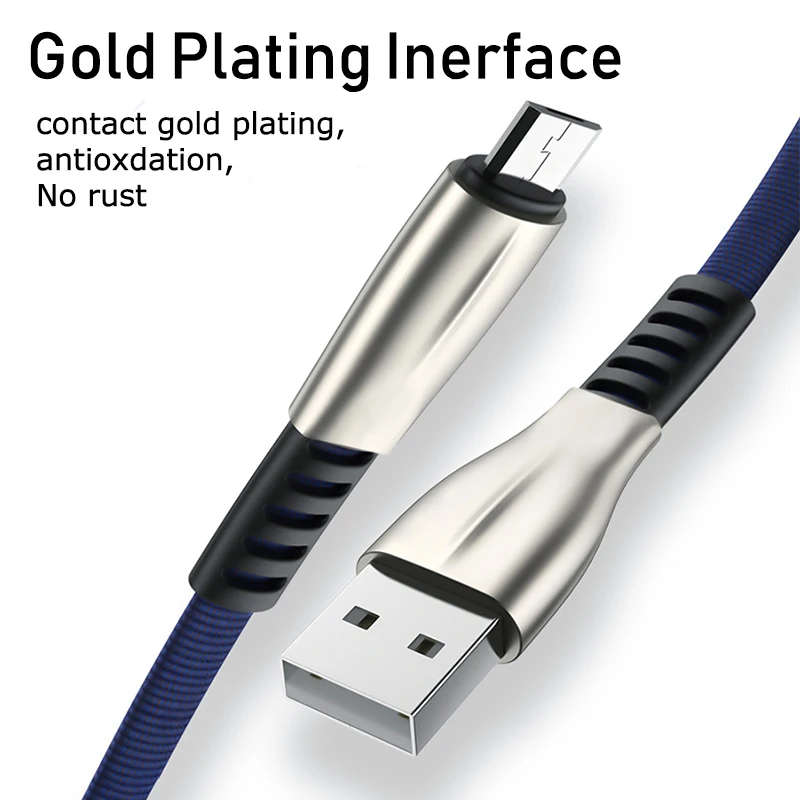 Кабель Micro USB 3A кабель для быстрой зарядки мобильный телефон Android Samsung S7 Xiaomi Redmi Note 5