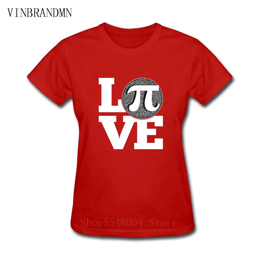 Женская футболка с коротким рукавом Pi Math Повседневная 3D-принтом Geek Style Number