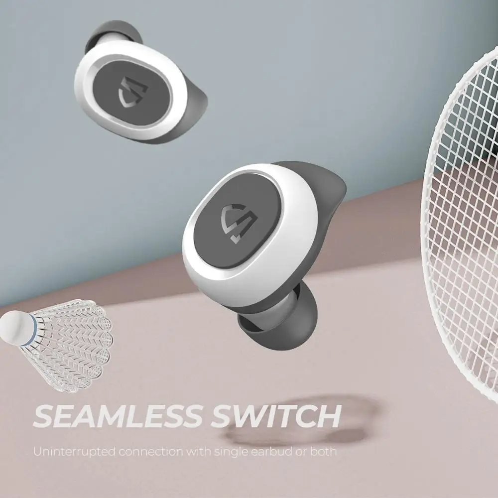 Беспроводные наушники SoundPEATS Bluetooth 5 0 TWS спортивные стереонаушники вкладыши IPX7