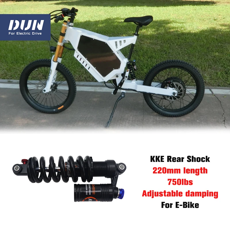 

Free Shipping KKE Rear Shock Suspension Adjustable Damping 220mm 750lbs for Electric Mountain Bike Enduro Bicycle eBike