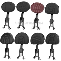 motorcycle adjustable black driver rider backrest sissy bar wpocket for indian 14 up chief roadmaster chieftain springfield