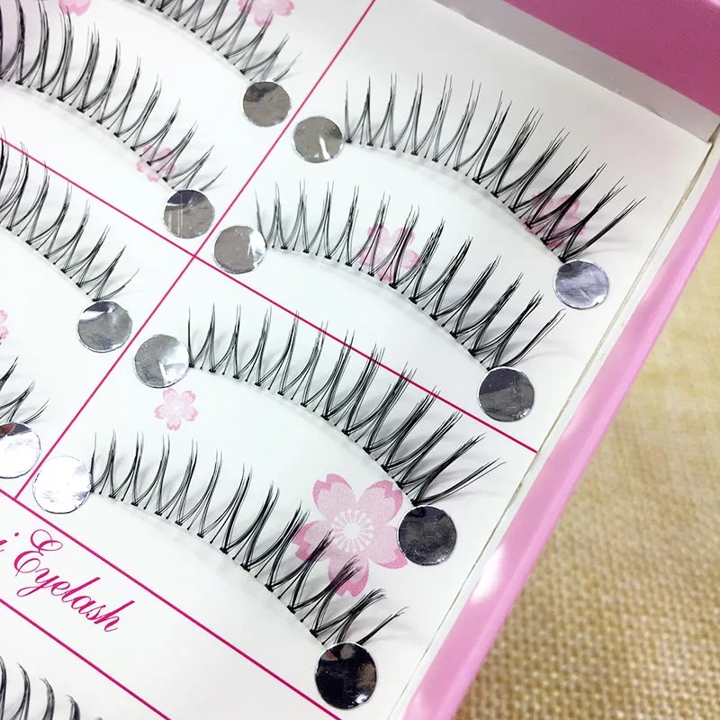 YOKPN новинка заточенные накладные ресницы натуральные густые завитые v-образные