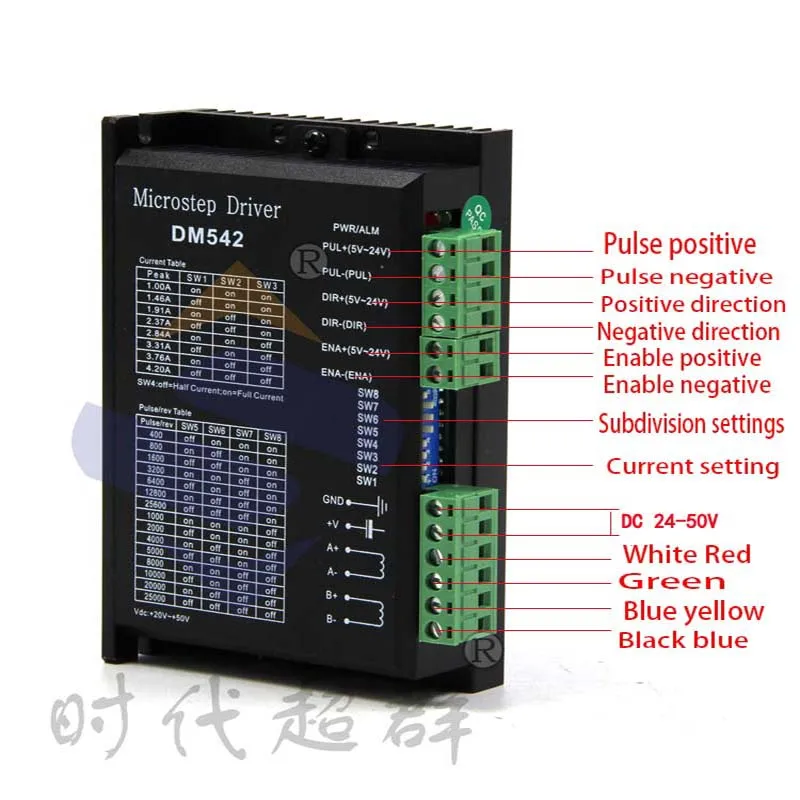 

New genuine DM542 stepper driver 42 57 86 stepper motor driver 4.2ADSP digital driver