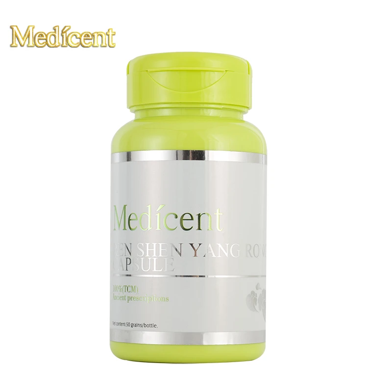 

Медицинские капсулы Рен Shen Yang Rong, помогают ослабить телосложение, подвергают холоду, бледный цвет лица, боль талии и накопитель. 50 шт.