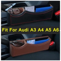 lapetus seat side multifunction container box storage box phone pallet accessories interior cover trim fit for audi a3 a4 a5 a6