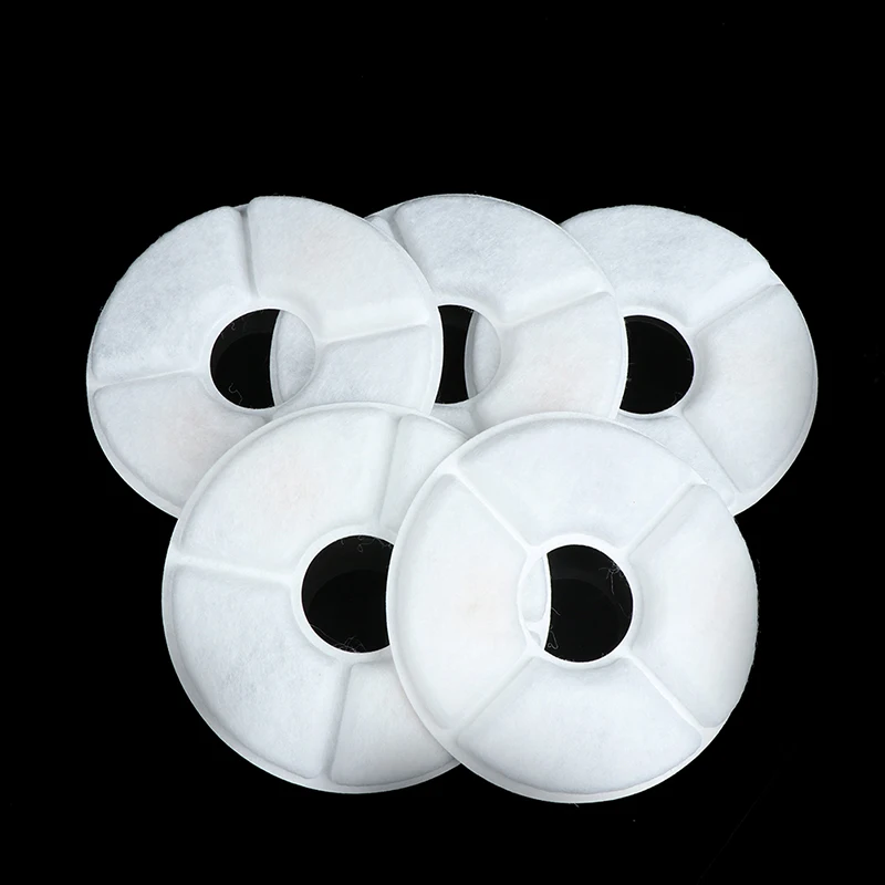 

5 Packs Activated Carbon Replacement Filters Pet Fountain Automatic Flower Water Charcoal Filters Dispenser Compatible Cats Dogs