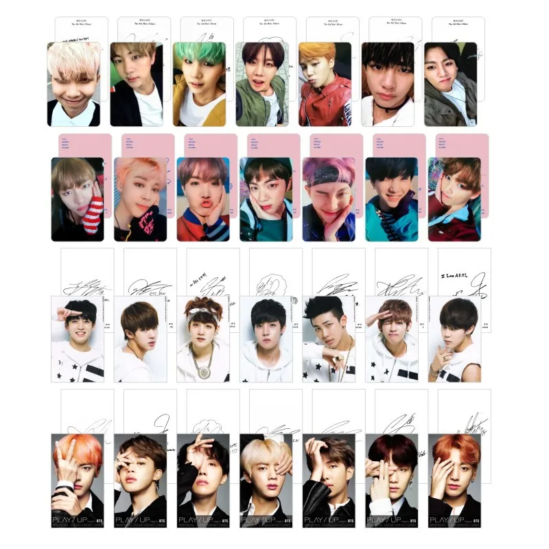 

HOT KPOP Bangtan Boys Album Golden Years Mini Photocard Members Lomo Cards Posters Premium Photo Album Card Fans Collection