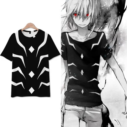 To Aru Majutsu no Index T-shirts Accelerator Anime Cosplay T Shirt Tops Tees