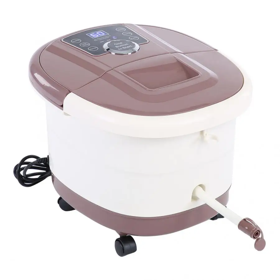 Уход за ногами портативный массажер для спа-ванн ног пузырьковый нагреватель