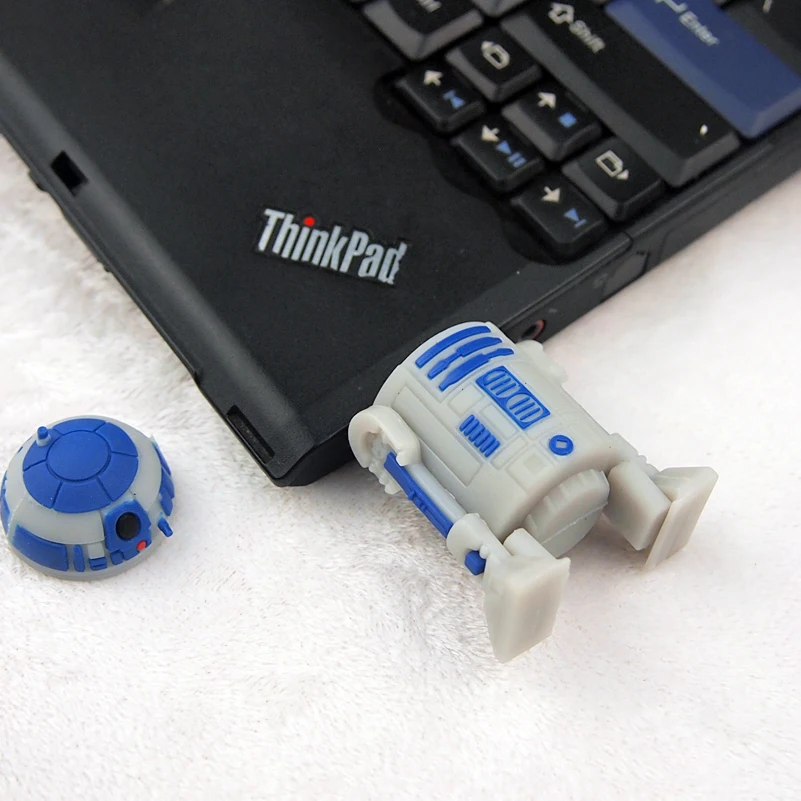 Флеш накопитель USB 2 0 в стиле Звездных войн храбрости R2D2 32 ГБ 64 ГБ|USB