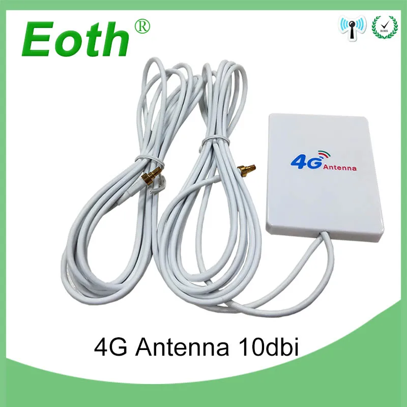 Антенна 3G/4G LTE CRC9 2 шт. Коннектор 4G/LTE для маршрутизатора антенна 3G внешняя с